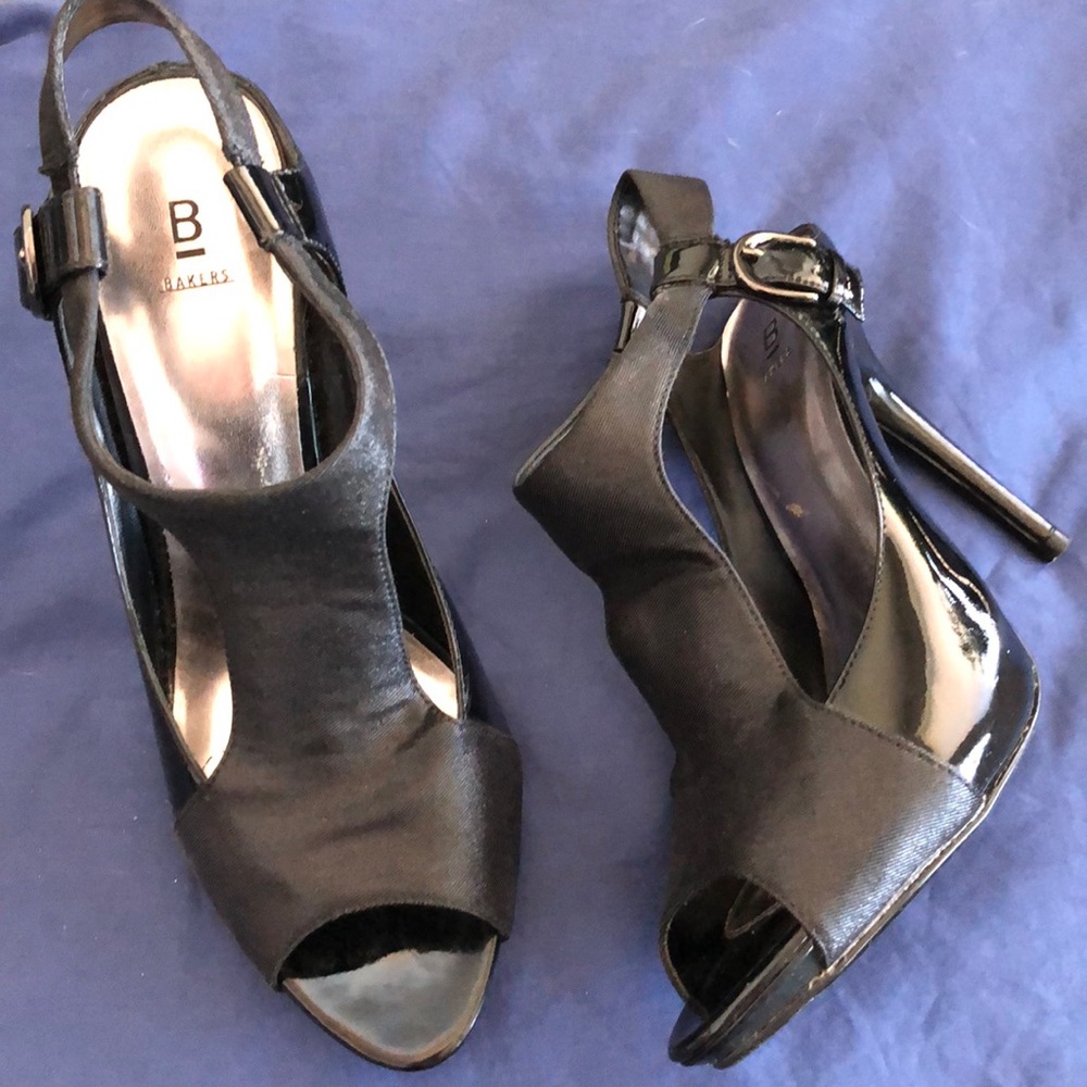 Baker Brand Black Heels